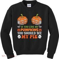 Pumpkin Pie Halloween Kids Sweatshirt thumb 0