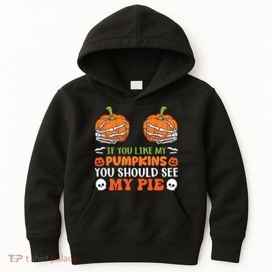 Pumpkin Pie Halloween Kids Hoodie