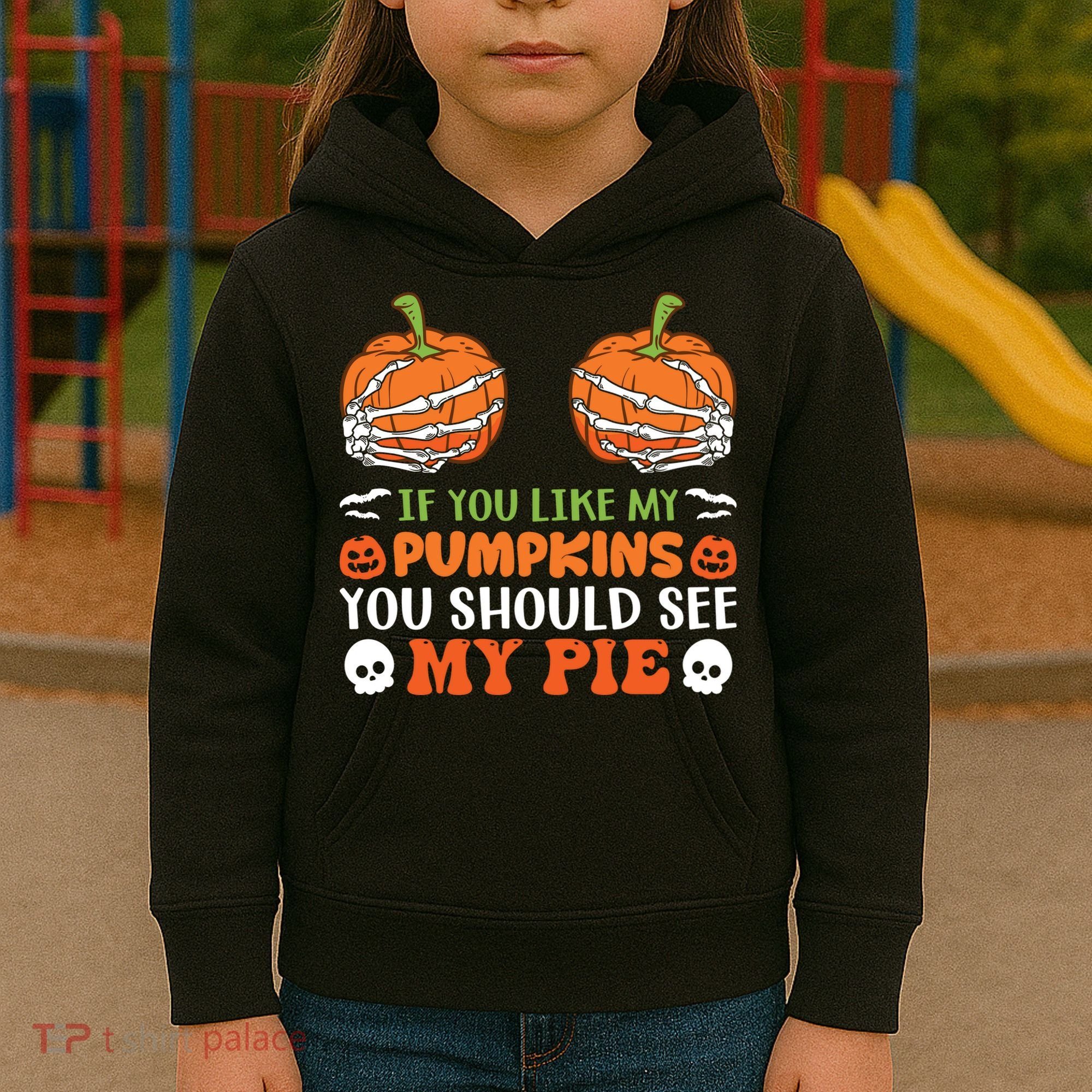 Pumpkin Pie Halloween Kids Hoodie
