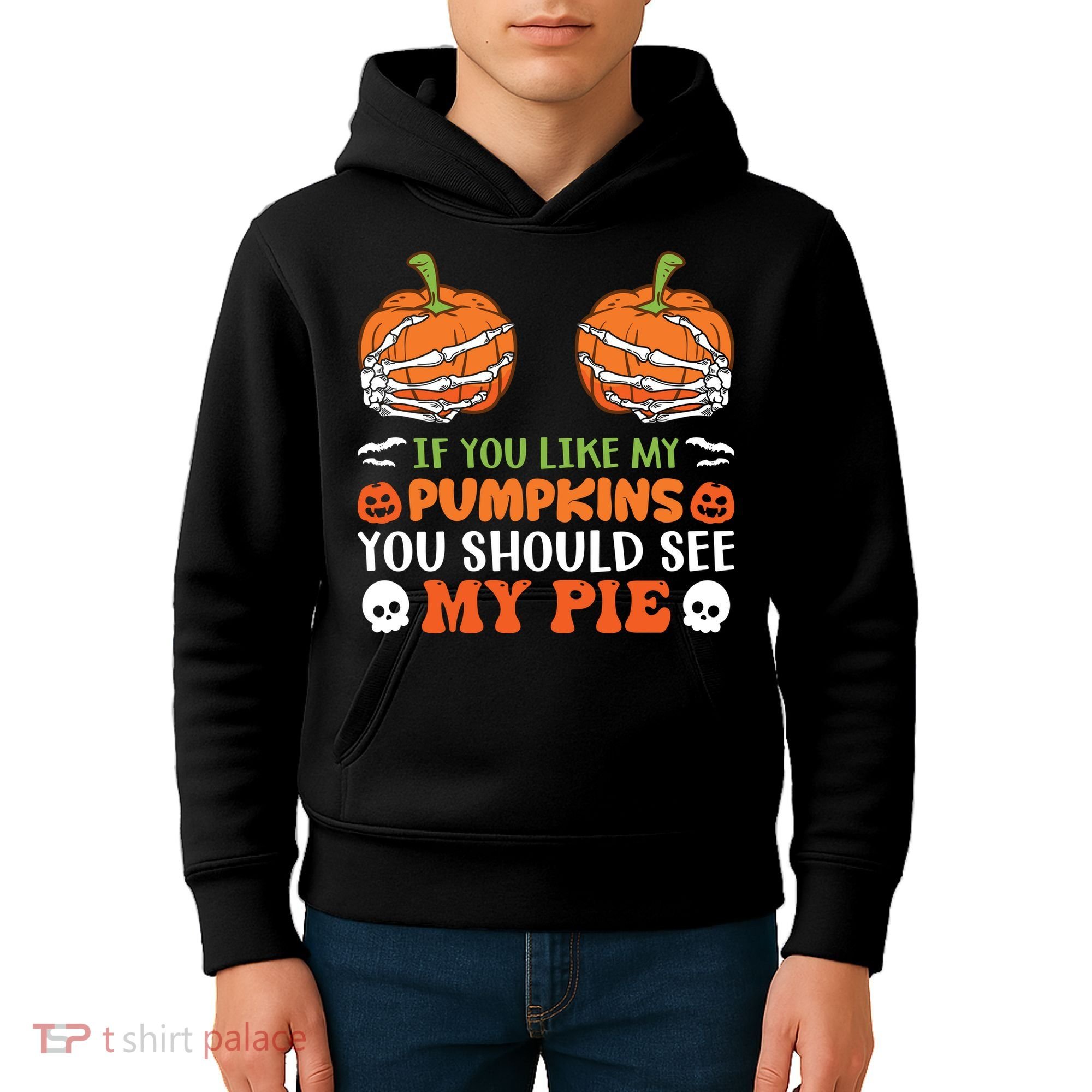 Pumpkin Pie Halloween Kids Hoodie