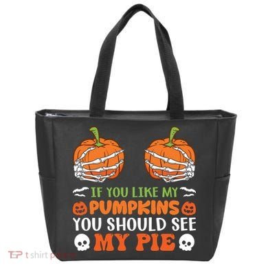 Pumpkin Pie Halloween Tote Bag