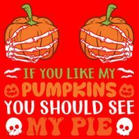Pumpkin Pie Halloween Santa Hat thumb 1