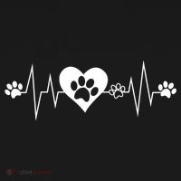 Paw Print Heartbeat Veterinarian Vet Tech Funny Pulse Gift Funny Gift Kids Sweatshirt thumb 2