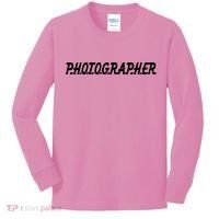 Photographer Kids Long Sleeve Shirt thumb 0