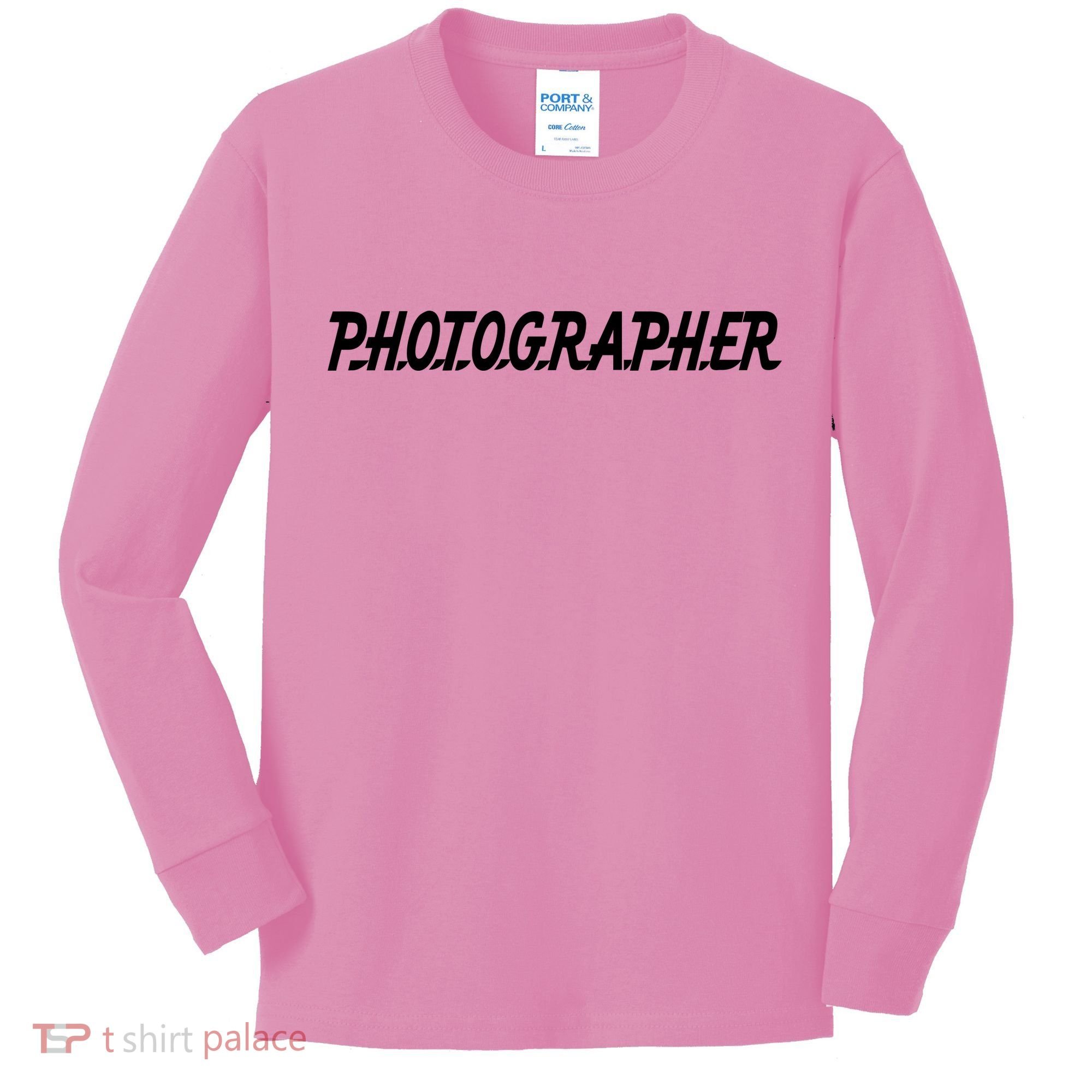 Photographer Kids Long Sleeve Shirt