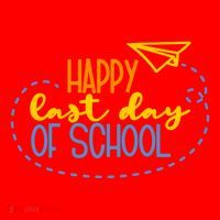 Paper Plane Happy Last Day Of School Santa Hat thumb 1