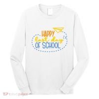 Paper Plane Happy Last Day Of School Long Sleeve Shirt thumb 0
