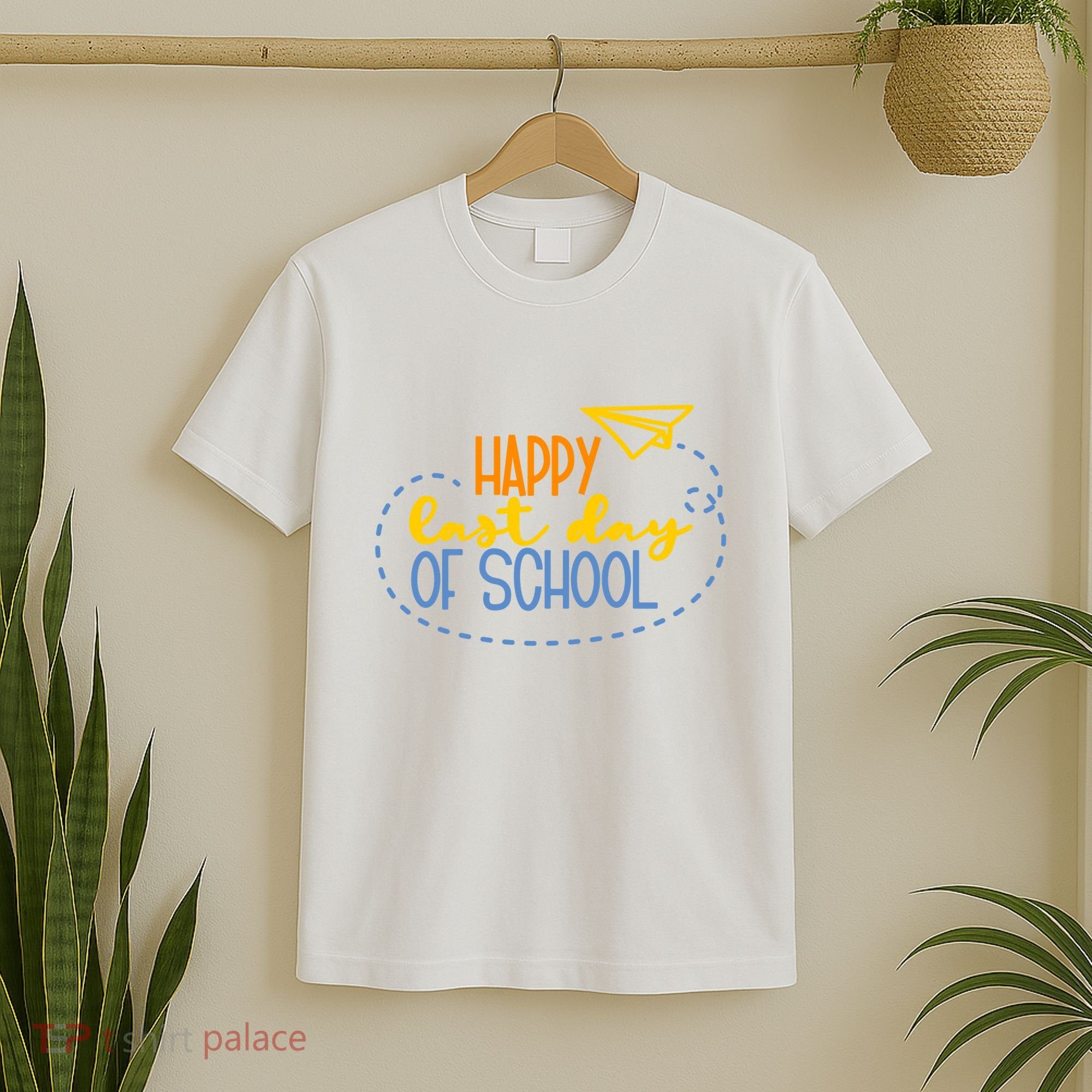 Paper Plane Happy Last Day Of School T-Shirt