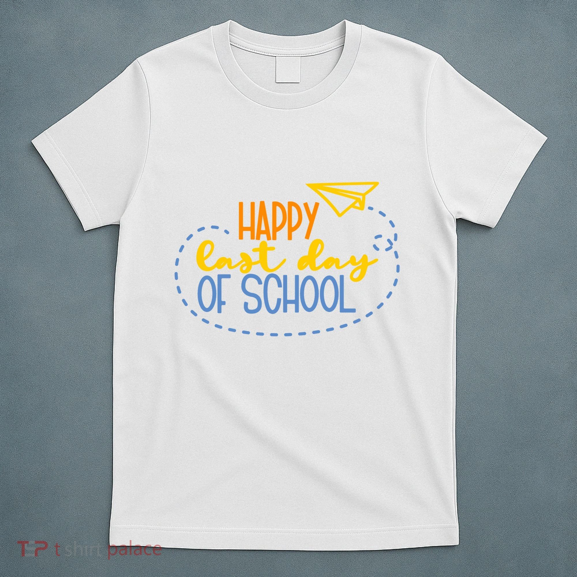 Paper Plane Happy Last Day Of School T-Shirt