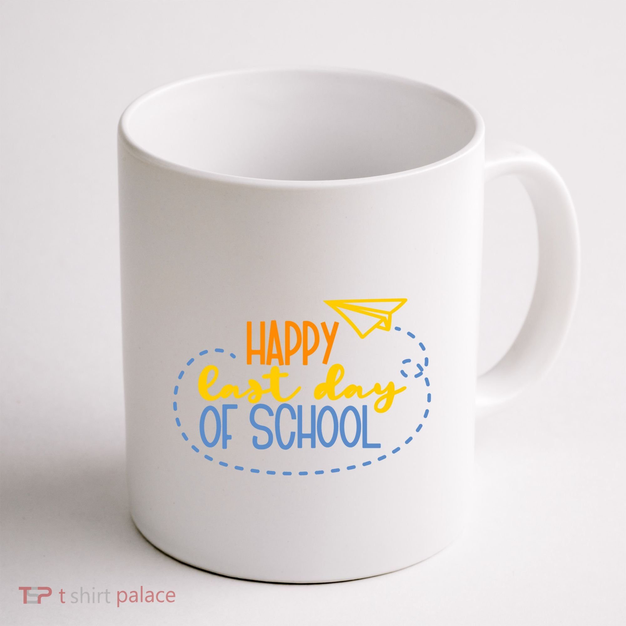 Paper Plane Happy Last Day Of School Coffee Mug