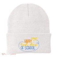 Paper Plane Happy Last Day Of School Beanie thumb 0