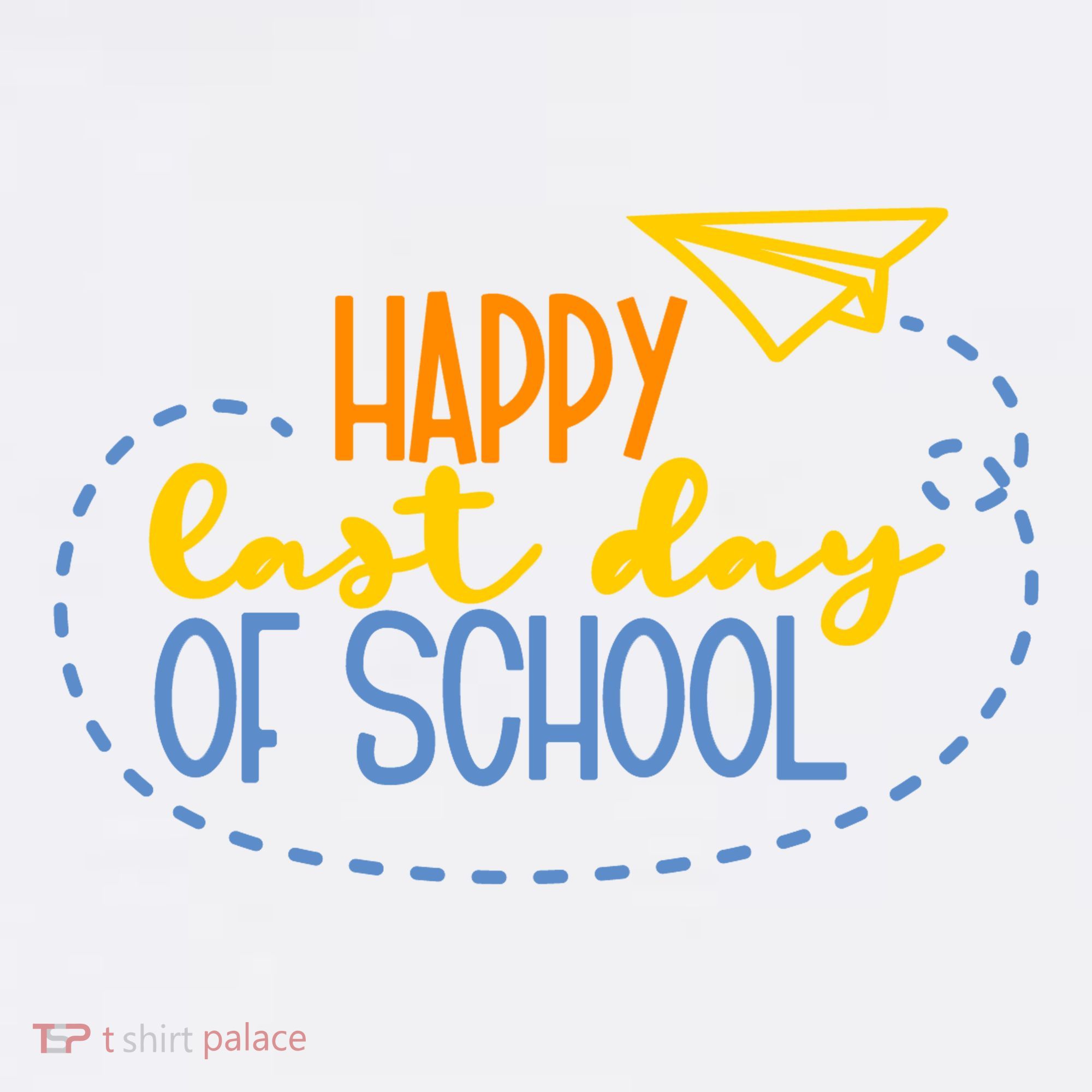Paper Plane Happy Last Day Of School Women's Hoodie