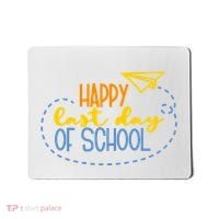 Paper Plane Happy Last Day Of School Mousepad thumb 0