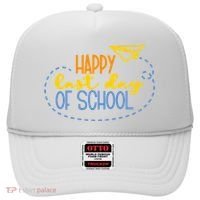 Paper Plane Happy Last Day Of School Hat thumb 0