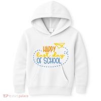 Paper Plane Happy Last Day Of School Kids Hoodie thumb 0