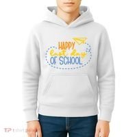 Paper Plane Happy Last Day Of School Kids Hoodie thumb 4