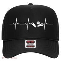 Pinball Player Heartbeat Retro Gamer Pinball Hat thumb 0