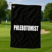 Phlebotomist Golf Towel thumb 1