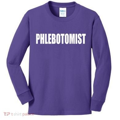 Phlebotomist Kids Long Sleeve Shirt