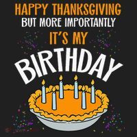  Pumpkin Pie Happy Thanksgiving It's My Birthday Beanie thumb 2