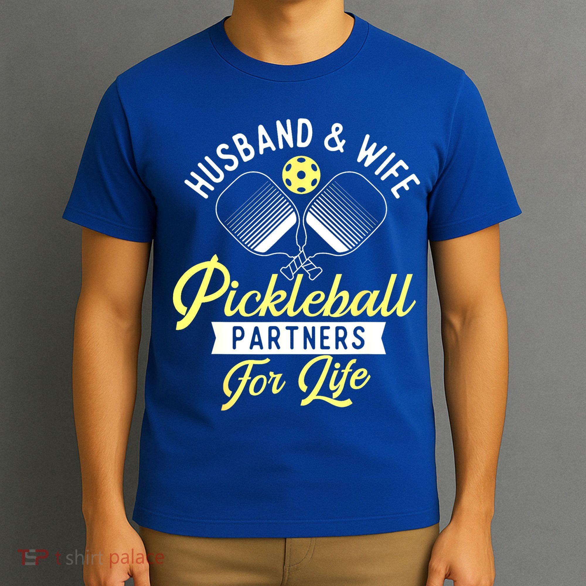 Player Pickleballers Husband & Wife Couple Pickleball Gift For Fan T-Shirt