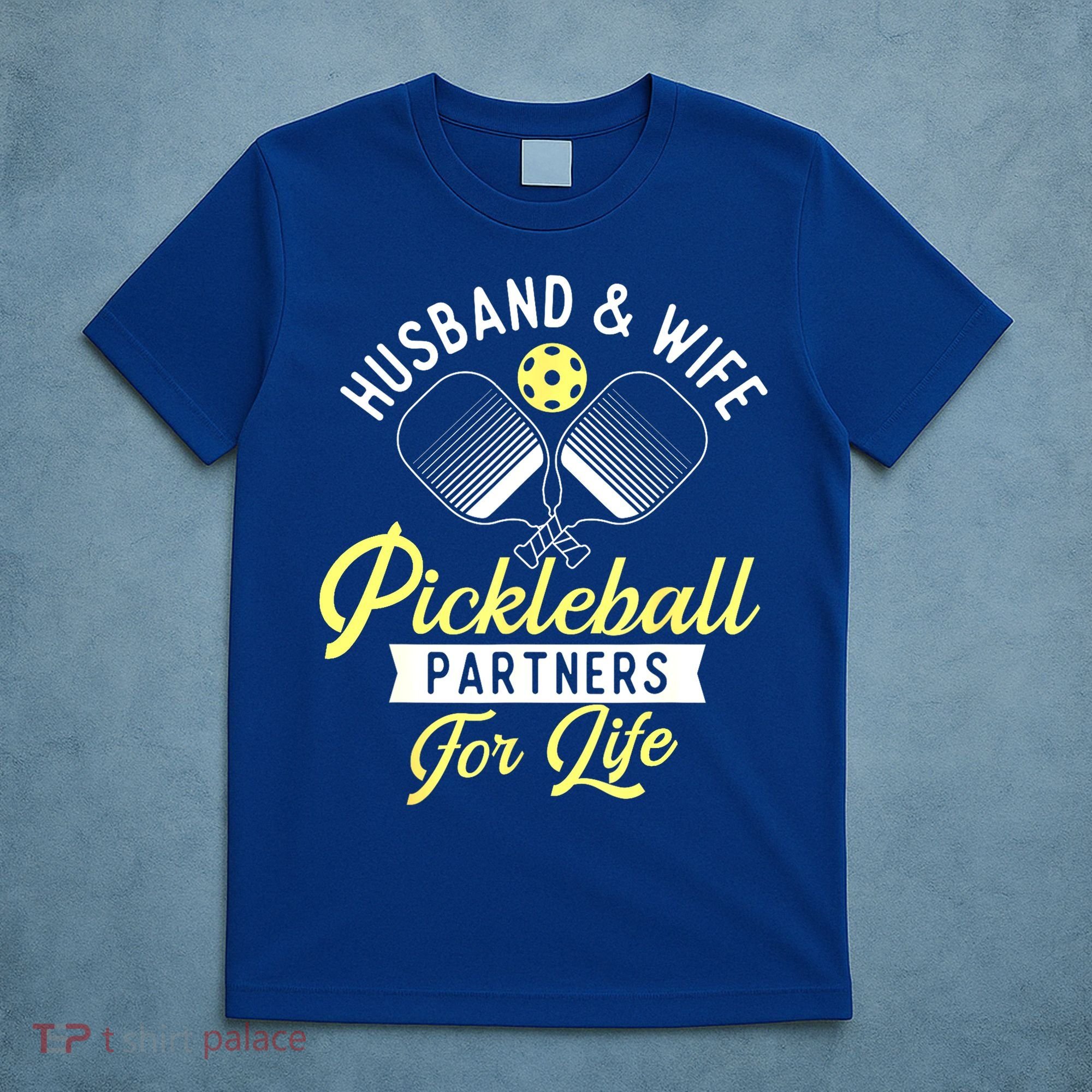 Player Pickleballers Husband & Wife Couple Pickleball Gift For Fan T-Shirt