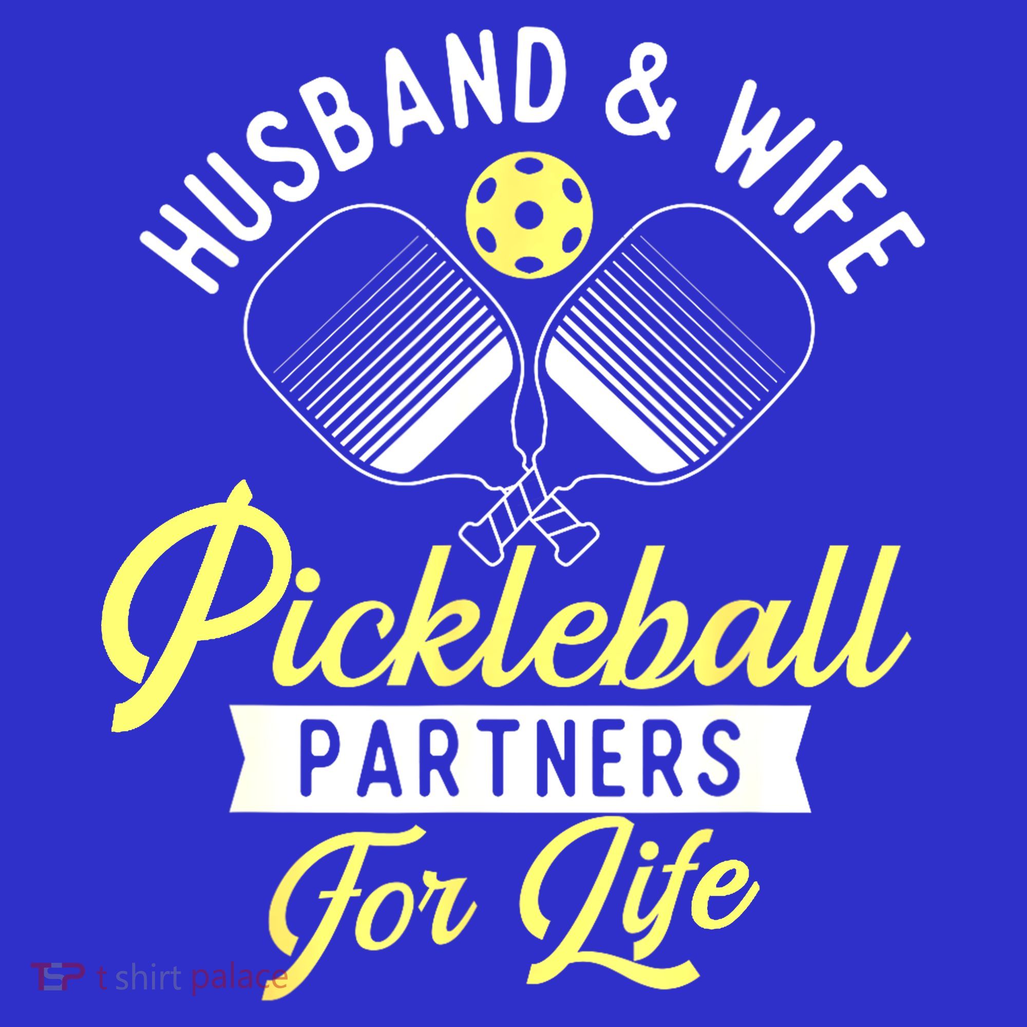 Player Pickleballers Husband & Wife Couple Pickleball Gift For Fan T-Shirt