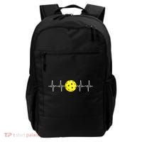 Pickleball Player Heartbeat EKG Pulse Whiffle Ball Game Backpack thumb 0