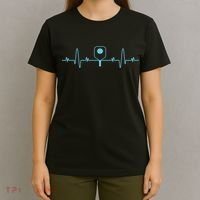 Pickleball Player Heartbea Pickleball Paddle Gifts T-Shirt thumb 4