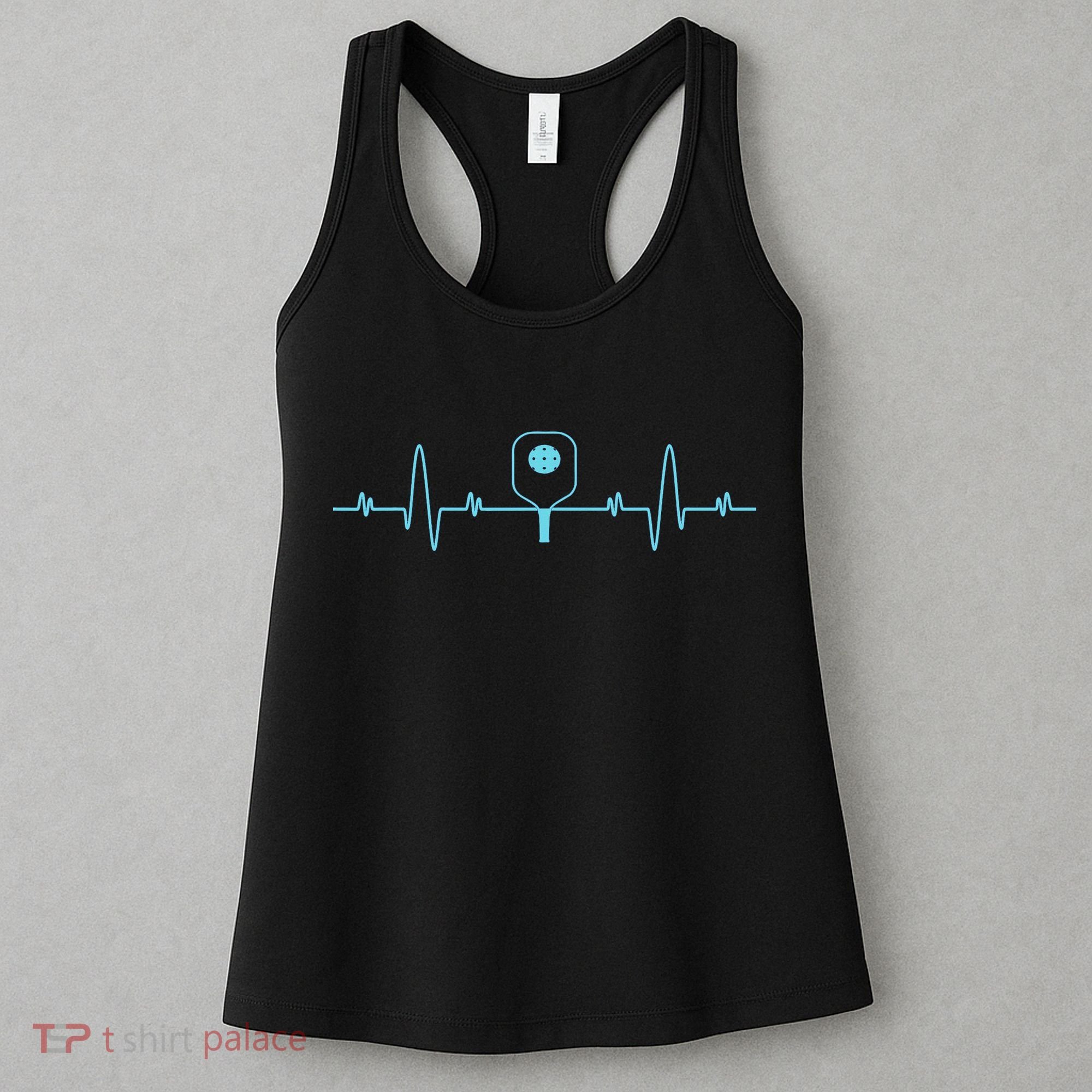 Pickleball Player Heartbea Pickleball Paddle Gifts Women's Tank Top