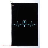 Pickleball Player Heartbea Pickleball Paddle Gifts Golf Towel thumb 0