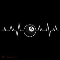 Pool Players Heartbeat Billiards 8 Ball T-Shirt thumb 7