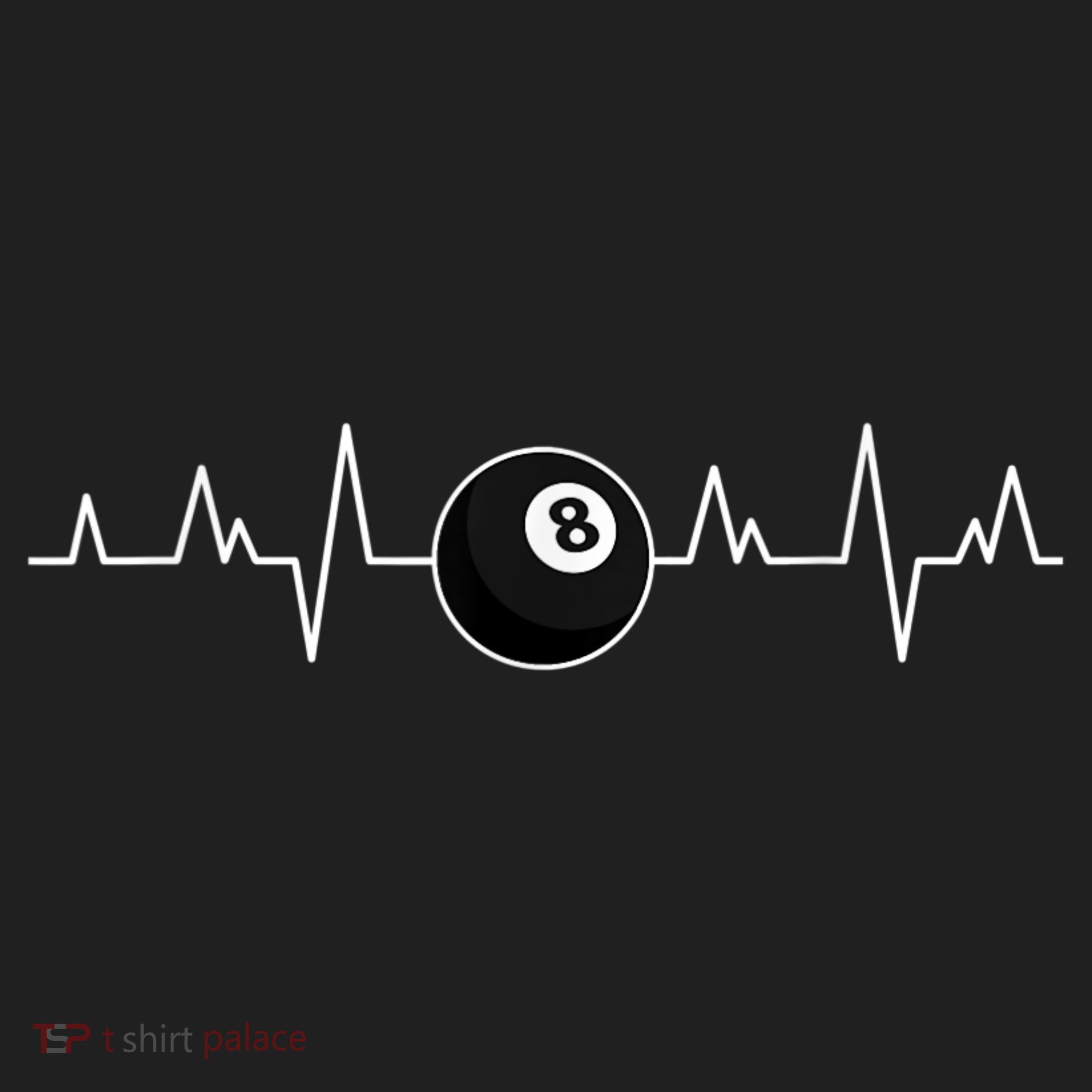 Pool Players Heartbeat Billiards 8 Ball Tumbler