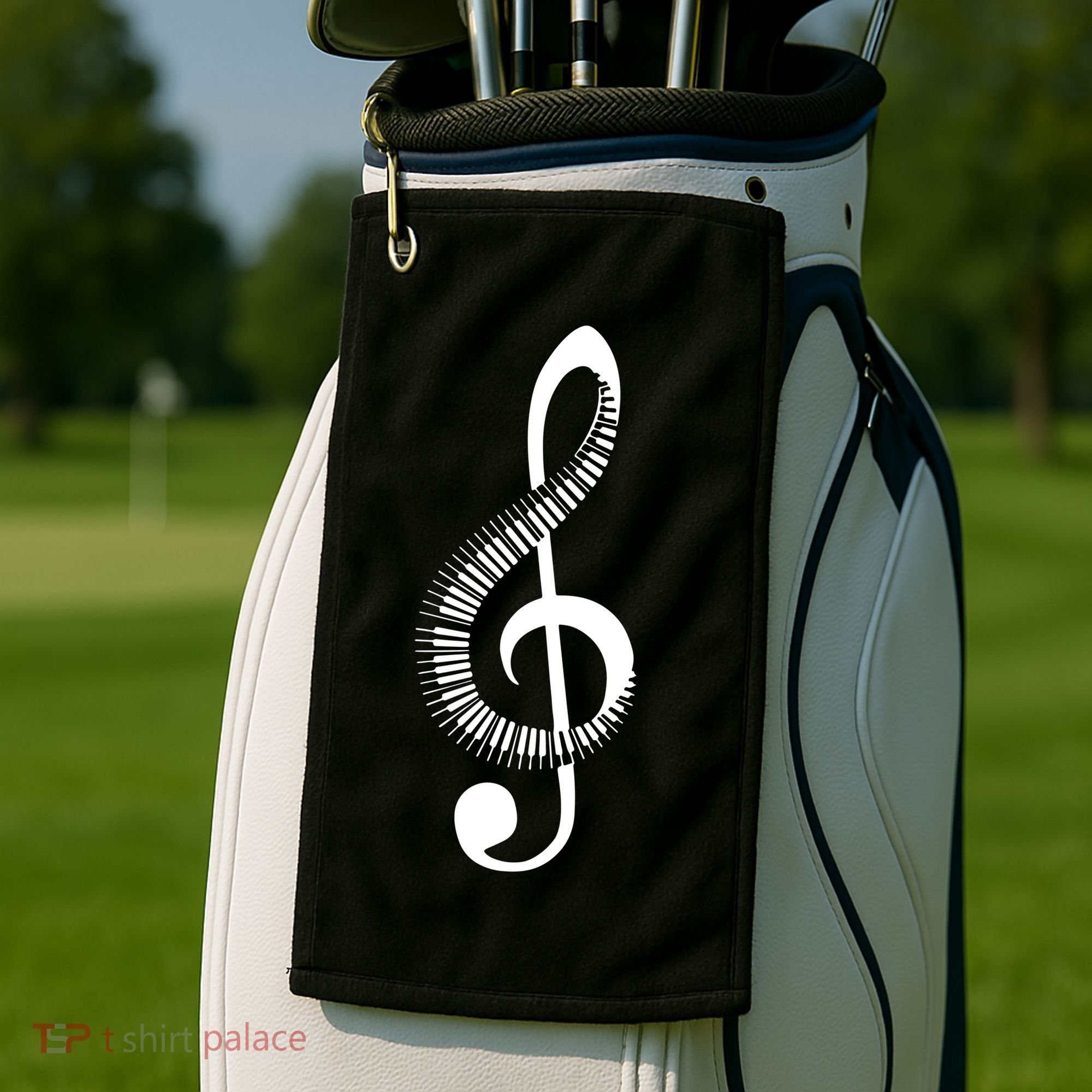 Piano Golf Towel