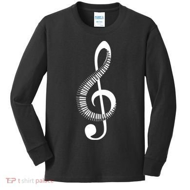 Piano Kids Long Sleeve Shirt