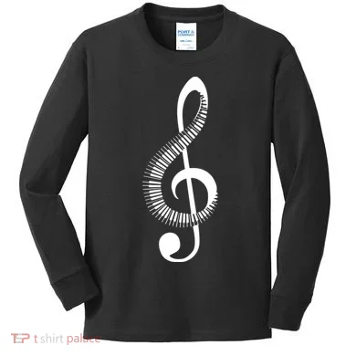 Piano Kids Long Sleeve Shirt