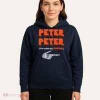 Peter Peter I'm With The Pumpkin Skeleton Halloween Hoodie thumb 5