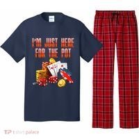 Poker Player IM Just Here For The Pot Funny Texas Holdem Pajama Set thumb 0