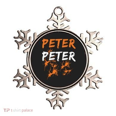 Peter Peter I'm With The Pumpkin Halloween Ornament
