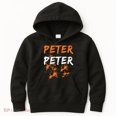 Peter Peter I'm With The Pumpkin Halloween Kids Hoodie