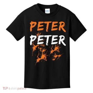 Peter Peter I'm With The Pumpkin Halloween Kids T-Shirt
