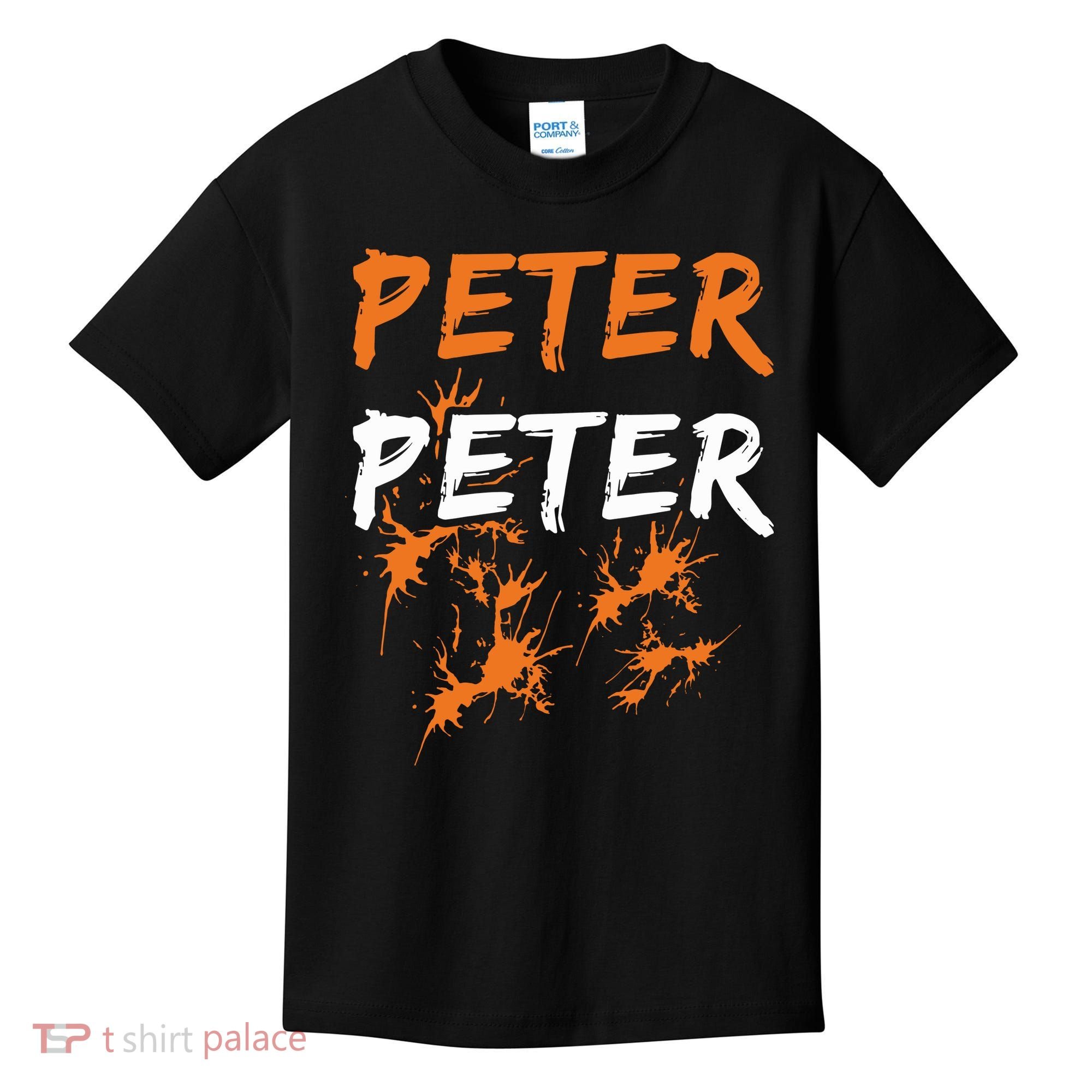 Peter Peter I'm With The Pumpkin Halloween Kids T-Shirt