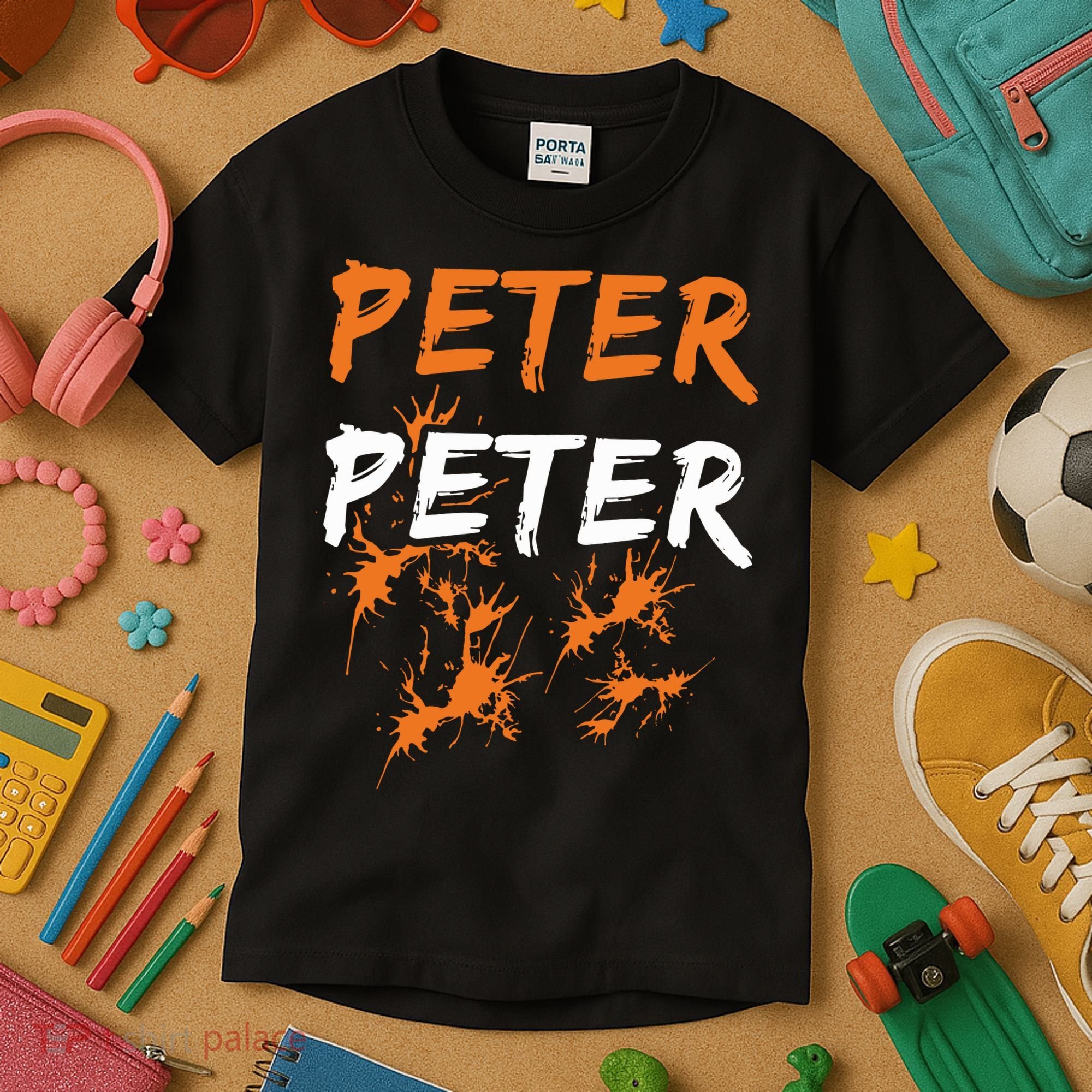 Peter Peter I'm With The Pumpkin Halloween Kids T-Shirt