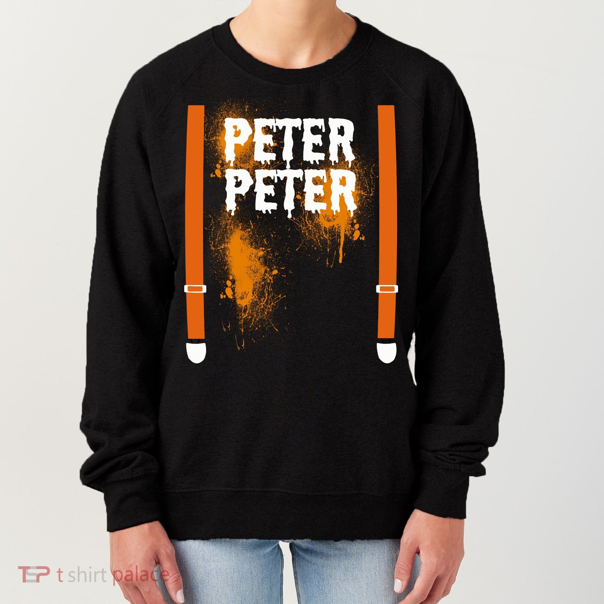 Peter Peter I'm With The Pumpkin Halloween Women's Sweatshirt