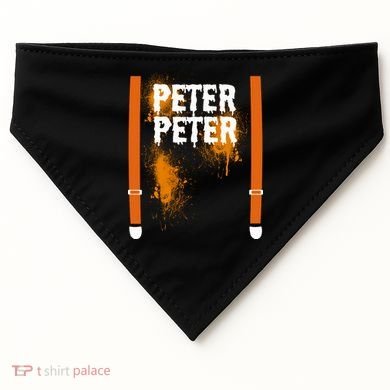 Peter Peter I'm With The Pumpkin Halloween USA-Made Doggie Bandana