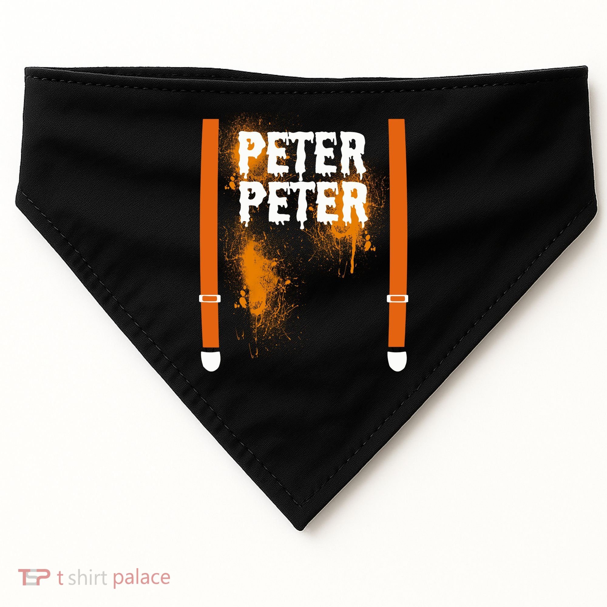 Peter Peter I'm With The Pumpkin Halloween USA-Made Doggie Bandana
