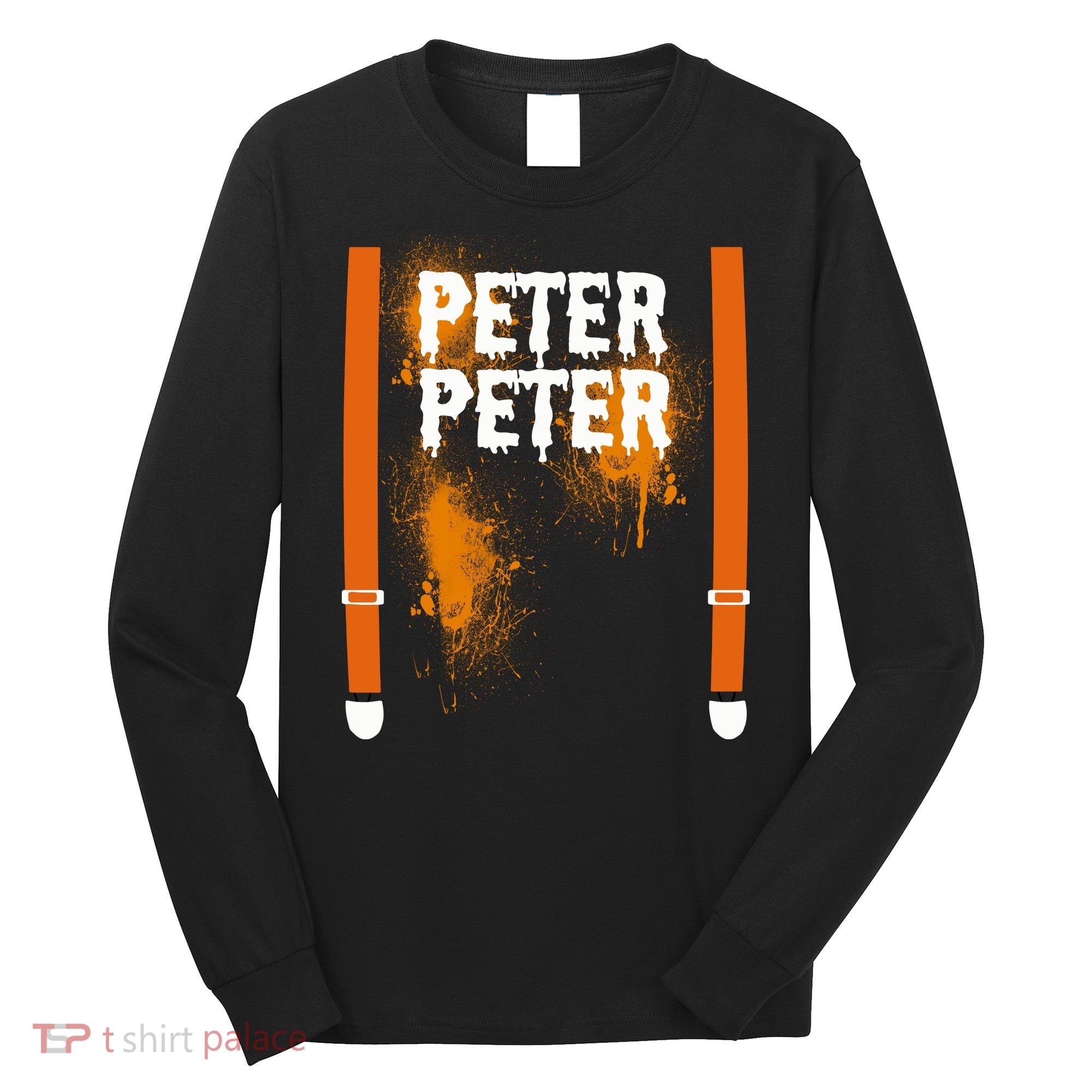 Peter Peter I'm With The Pumpkin Halloween Long Sleeve Shirt