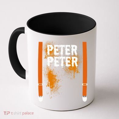 Peter Peter I'm With The Pumpkin Halloween Coffee Mug