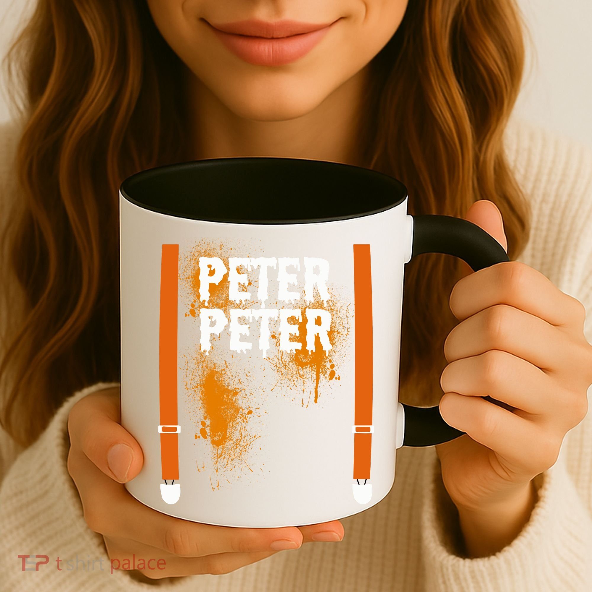 Peter Peter I'm With The Pumpkin Halloween Coffee Mug