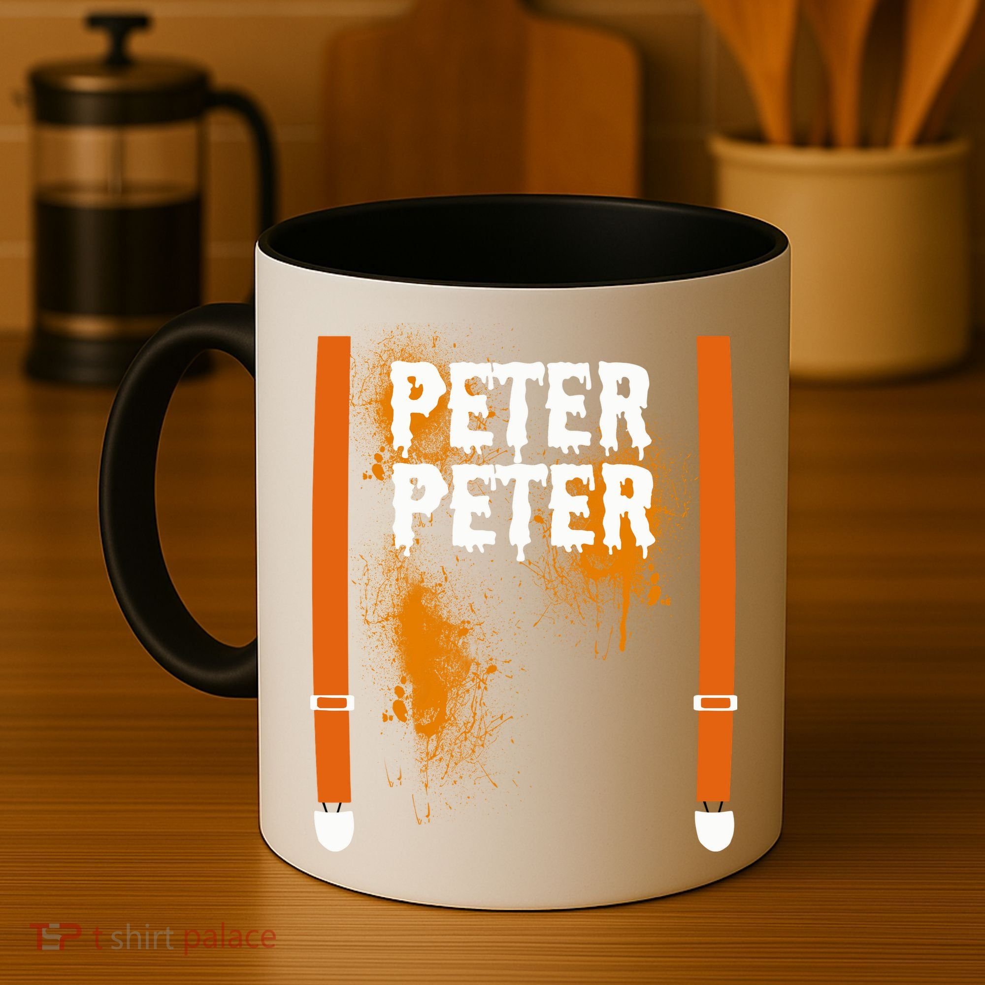 Peter Peter I'm With The Pumpkin Halloween Coffee Mug